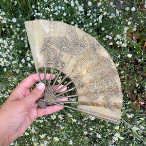 Brass Oriental Fan